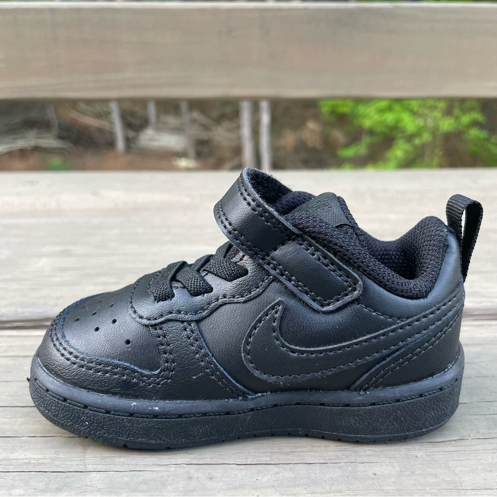 Nike Court Borough Low 2 in black Toddler Shoes size 5C - Picture 11 of 16